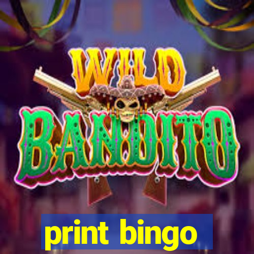 print bingo